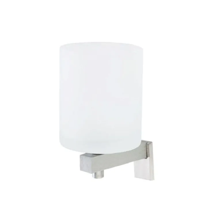 Saturno porta bicchiere vetro base acciaio satinato codice prod: 000ST1054 product photo
