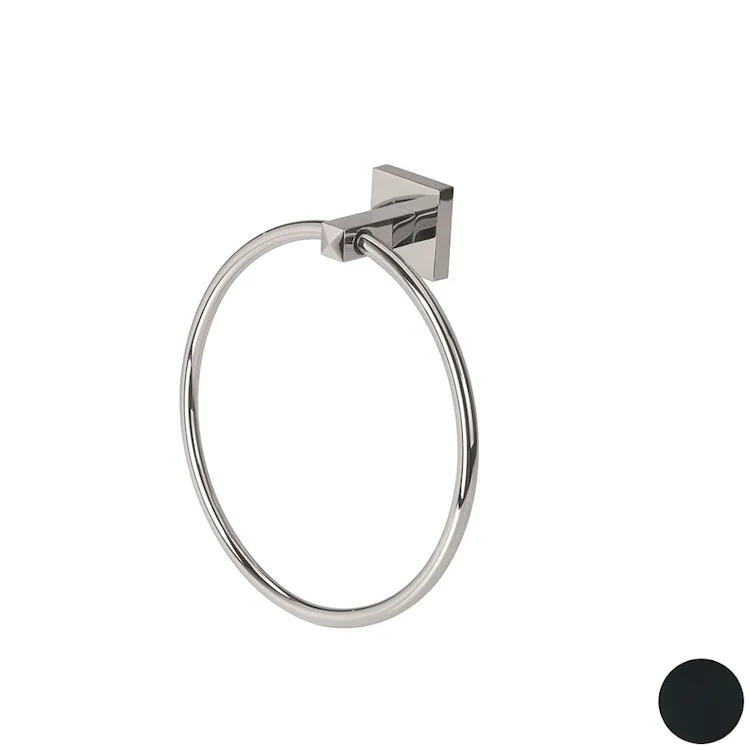 Urania anello porta salviette a parete nero codice prod: 000U0723 product photo