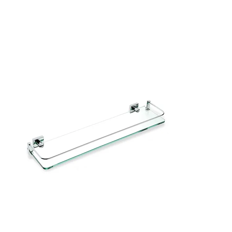 Urania mensola 60x12 in cristallo supporti cromati codice prod: 000U0408 product photo