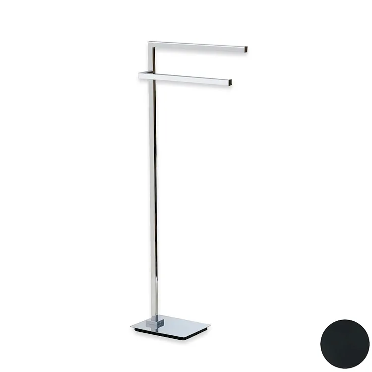 Urania piantana porta salviette 2 bracci nero codice prod: 000U1923 product photo