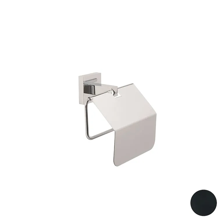 Urania porta rotolo con coperchio nero codice prod: 000U11C23 product photo