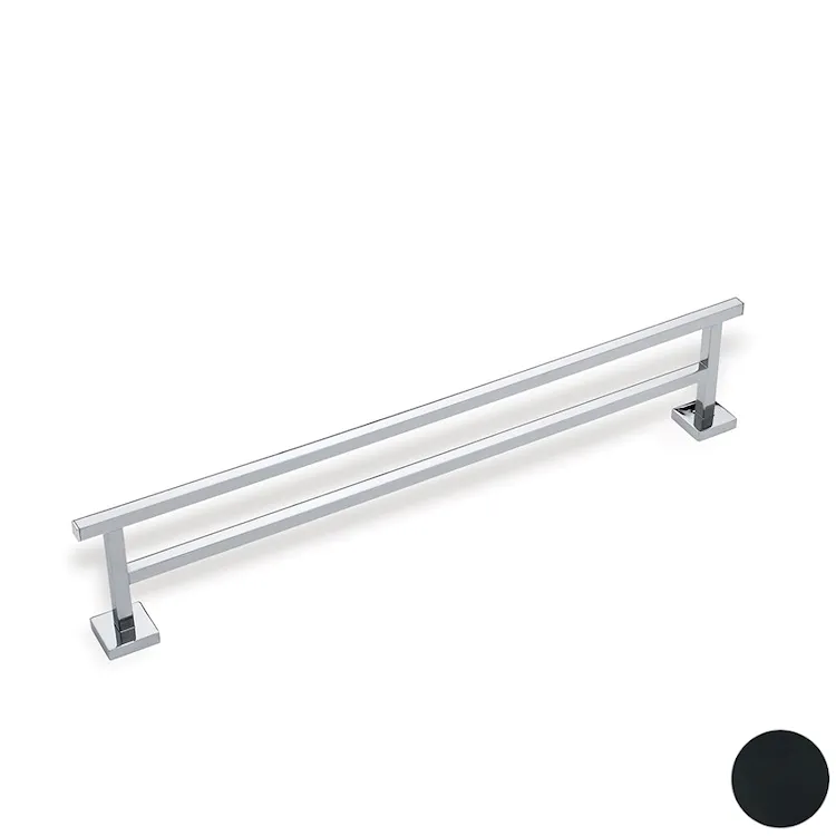 Urania porta salviette doppia 60 cm nero codice prod: 000U05.223 product photo