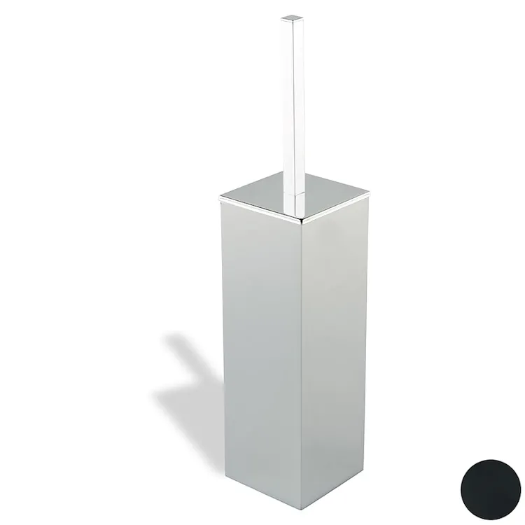 Urania porta scopino da appoggio quadrato nero codice prod: 000U039Q23 product photo