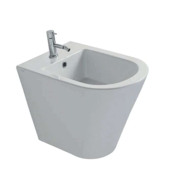 Forty3 bidet a terra bianco lucido monoforo codice prod: FO009BI product photo