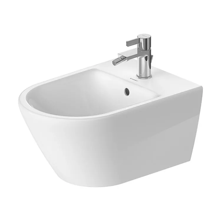 D-neo bidet sospeso 540 mm 1 foro con troppopieno bianco codice prod: 2294150000 product photo