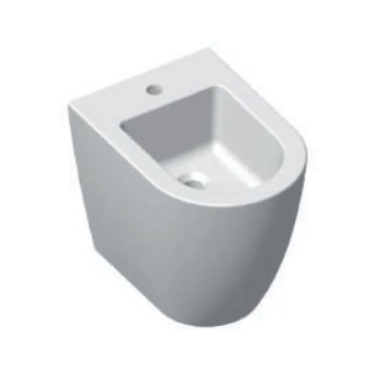 Bidet a pavimento monoforo 52x36 bianco matt serie Dream codice prod: 7328MT product photo