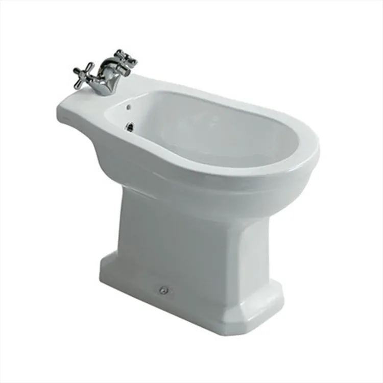 Ethos bidet monoforo 59x38 a pavimento bianco opaco codice prod: 8428M product photo