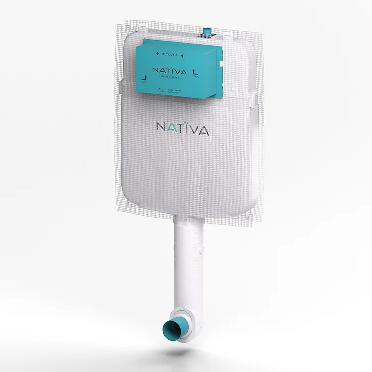 Nativa cassetta wc ad incasso per parete e vaso pavimento codice prod: J1 product photo