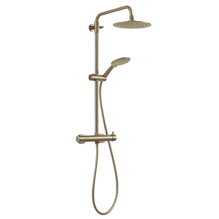Star Plus colonna doccia con miscelatore 3 getti con soffione 22,5 oro opaco codice prod: 0000GYSC1025360 product photo