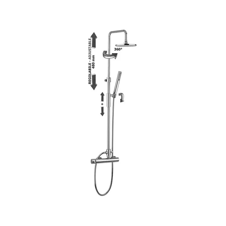 Master Plus colonna doccia regolabile cromata codice prod: ZCOL601CR product photo
