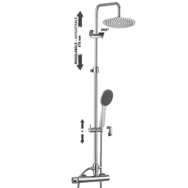 Mini Master colonna doccia regolabile cromato codice prod: ZCOL686SK2CR product photo