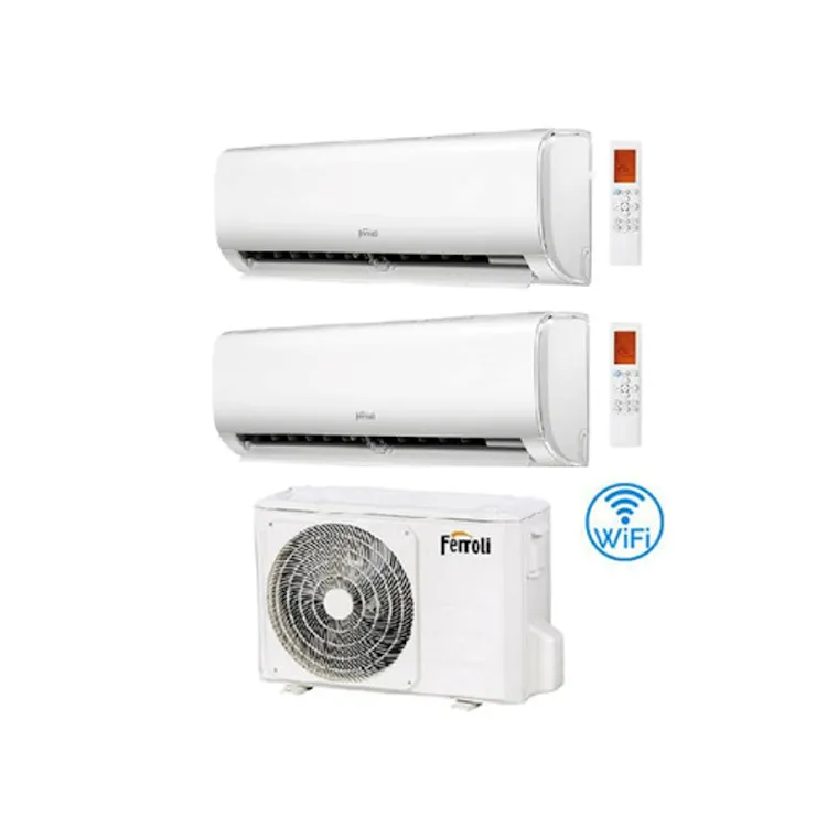 Giada M condizionatore dualsplit dc  in pompa di calore 9000+12000 btu codice prod: 2CP001HF 2CP001IF 2CP001RF product photo