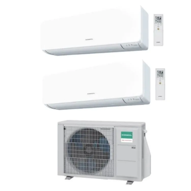 KMCG condizionatore dualsplit 9000 + 9000 btu Wi-Fi codice prod: ASHH09(2)KMCG AOHG14KBTA2 product photo