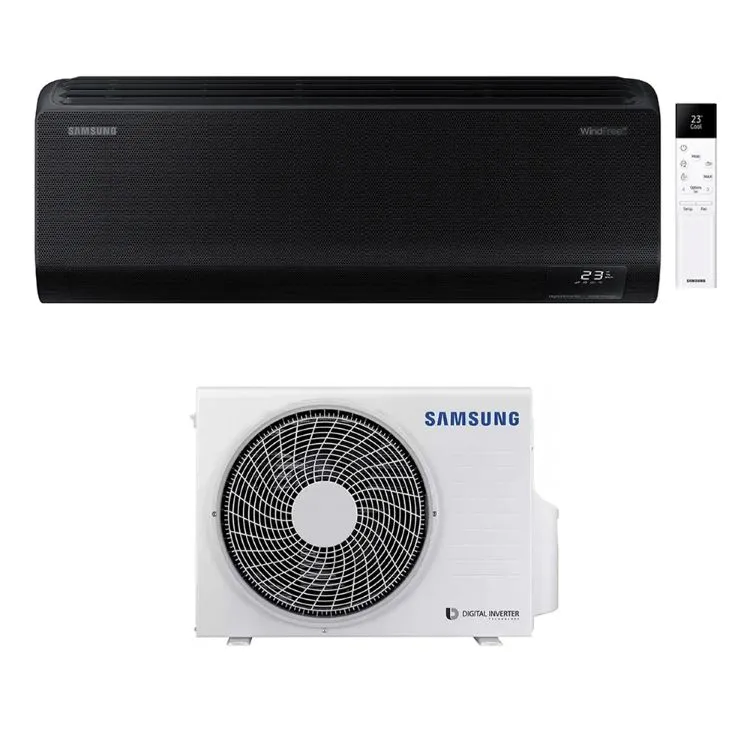 Windfree Black S2 condizionatore monosplit 12000 btu  Wi-Fi nero codice prod: AR70F12C1ABNEU AR70F12C1AWXEU product photo