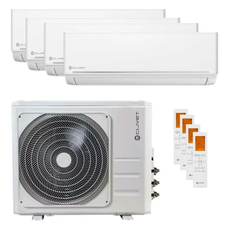 Ezcool condizionatore quadrisplit 9000 9000 9000 9000 btu inverter codice prod: ILA1-Y 27M(4)+MU2-Y82M product photo