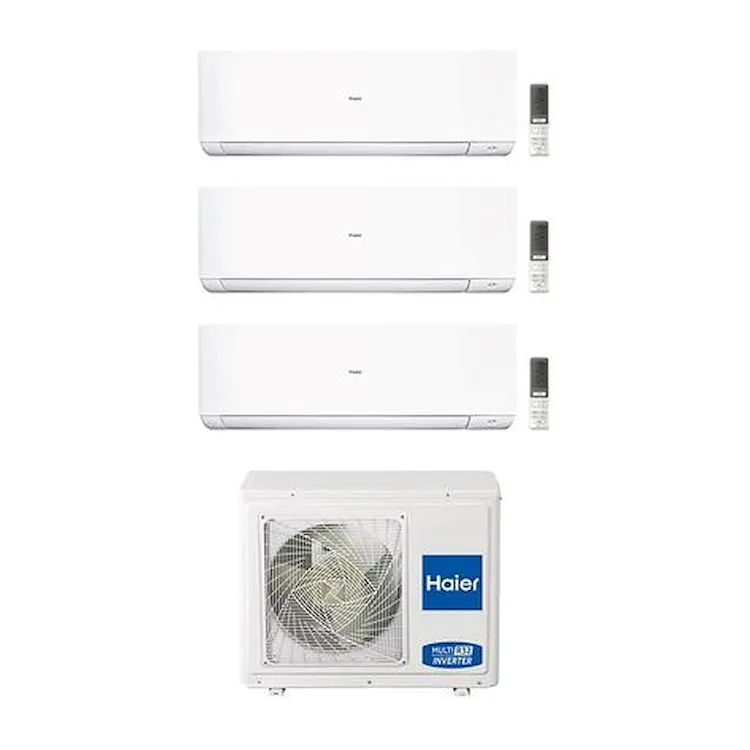 Expert condizionatore trialsplit 9000+9000+9000 btu inverter con wifi codice prod: as25xcahra(x3) 3u55s2sr5fa product photo