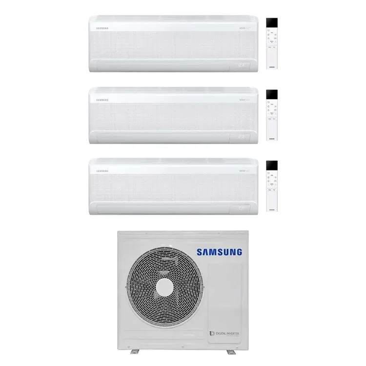 Condizionatore trialsplit Windfree Avant S2 7000+12000+12000 btu 6.8kw inverter wifi codice prod: AR70F07(12)(12)C1AWNEU AJ068TX product photo