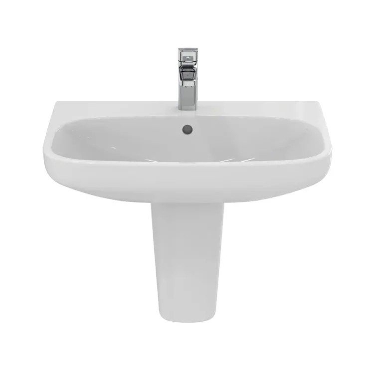 I.Life A lavabo 50 con semicolonna bianco lucido codice prod: T451301 T451901 product photo
