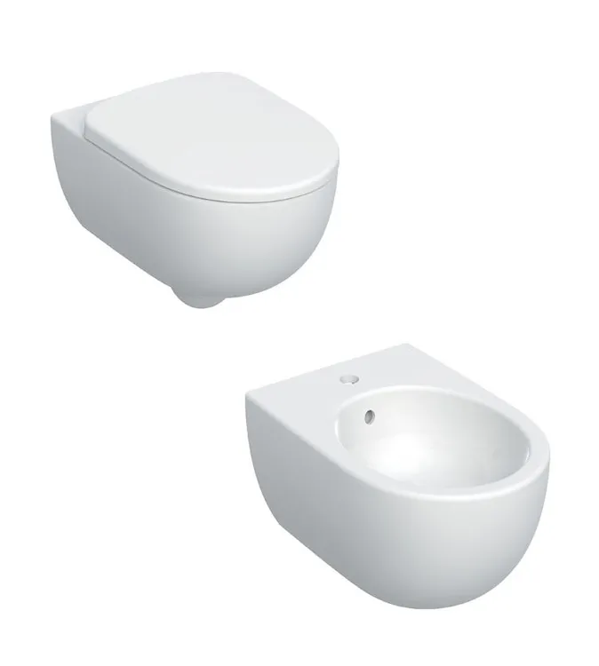 Serie Selnova Premium set sospesi wc+bidet+sedile chiusura tradizionale codice prod: 501.991.00.1 501.993.00.1 product photo
