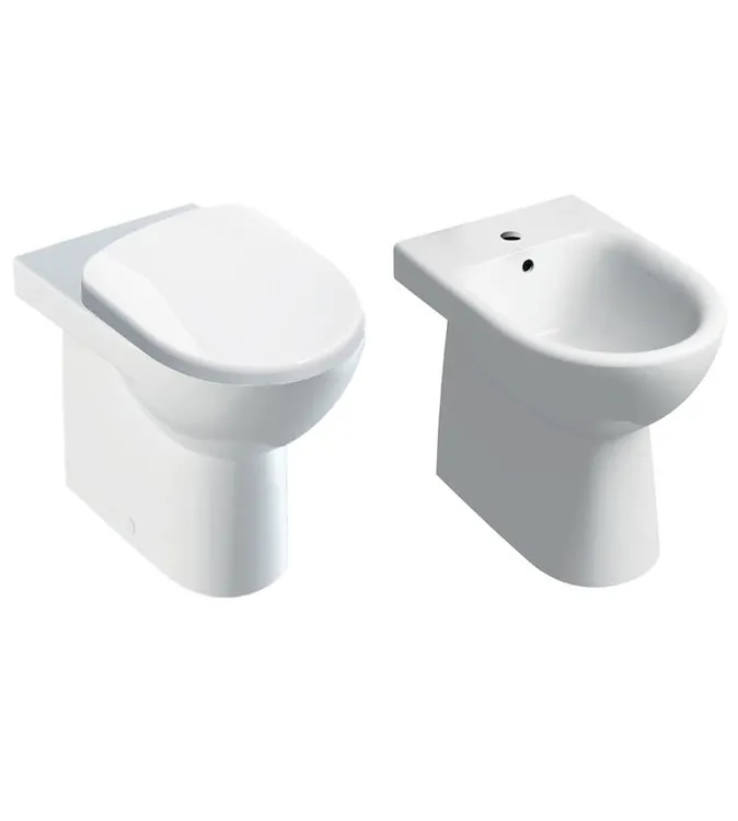 Serie Selnova Pro set a terra wc+bidet+sedile chiusura tradizionale codice prod: 500.844.00.7 500.289.01.7 product photo