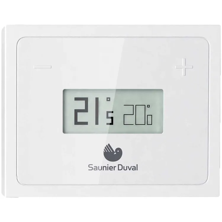 Programmable Thermostat Temperature Termostato Caldaia Hermann Saunier Duval,  Controller for Wall Hung Boiler Heating System Black (Black) 