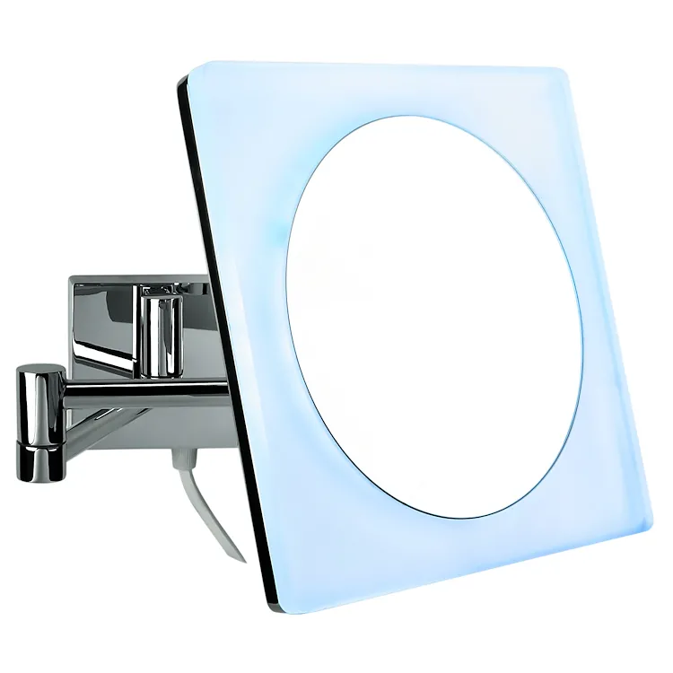 Specchio ingranditore 3x a parete con led incorporato codice prod: B97560CR product photo