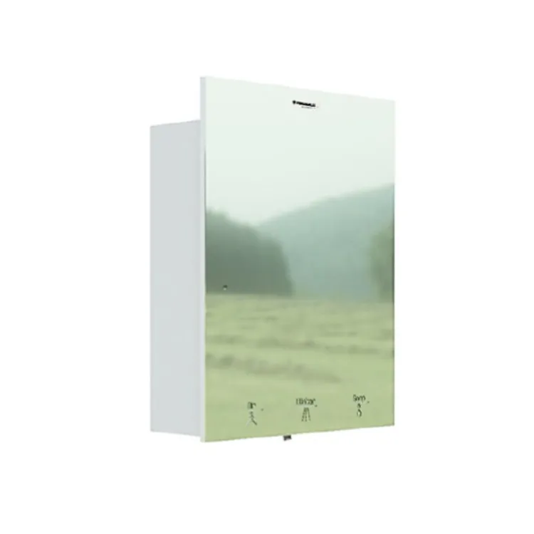 Specchiera multifunzione 60x80 con tre servizi(aria,sapone,acqua) con led di cortesia codice prod: SA06080A1B2C1 product photo