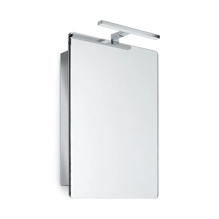 Kora specchio contenitore 1 anta 46X66 lucido con lampada led codice prod: 0000KO071300001 product photo