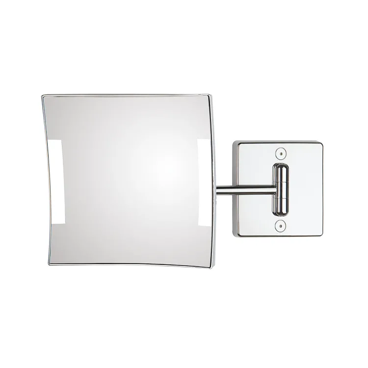 Quadrolo Led specchio ingranditore x3 quadrato cromato codice prod: C61/1KK3 product photo