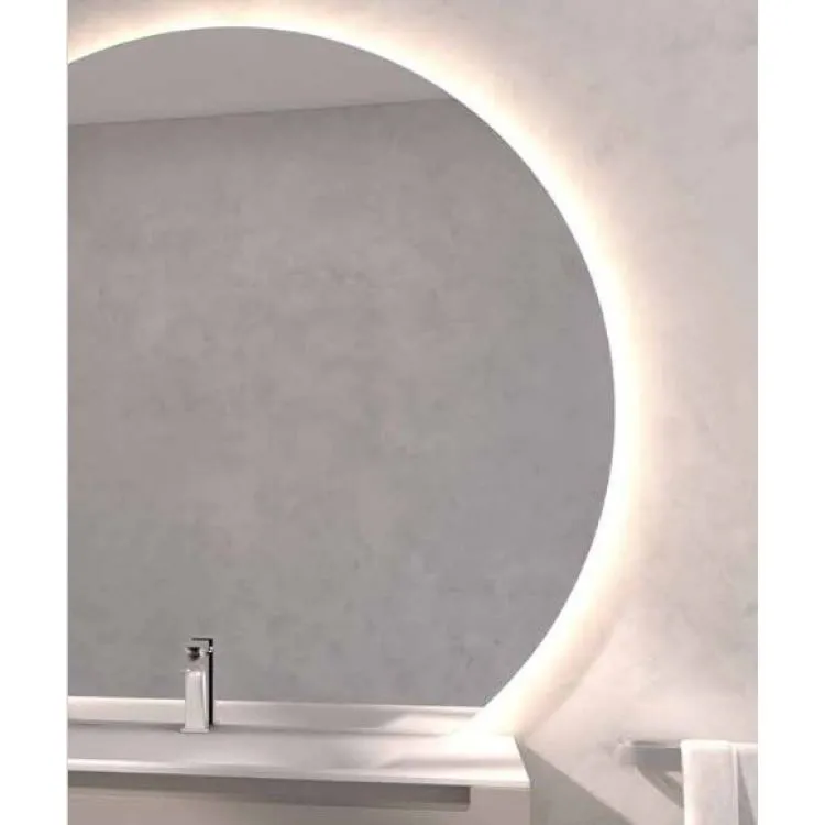 Specchio Ischia tondo led d130 3000k codice prod: L46083/CA product photo