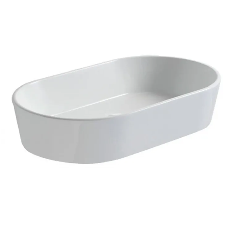 Forty3 lavabo appoggio 60x35 bianco lucido codice prod: FO061BI product photo