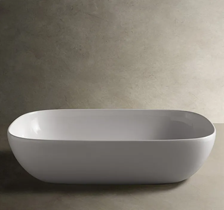 T-Edge lavabo da appoggio 60x38 bianco lucido codice prod: B6R60BO product photo