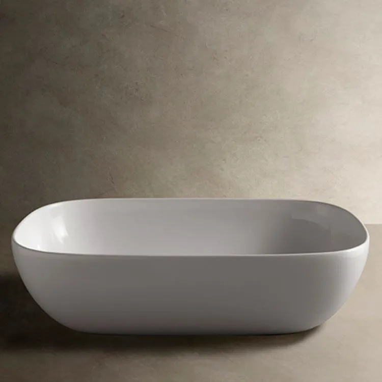 T-Edge lavabo da appoggio 60x38 bianco lucido codice prod: B6R60BI product photo