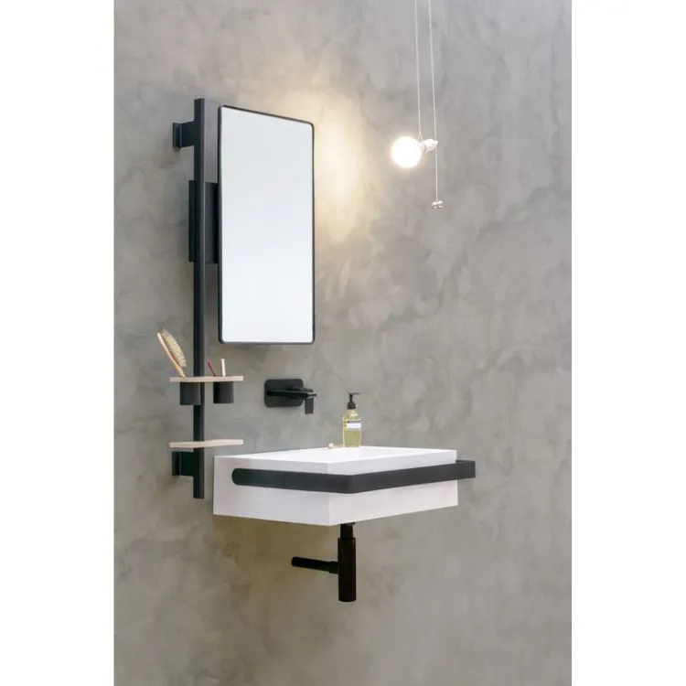 Link lavabo appoggio 60x45 bianco/nero codice prod: EVLKLNO product photo