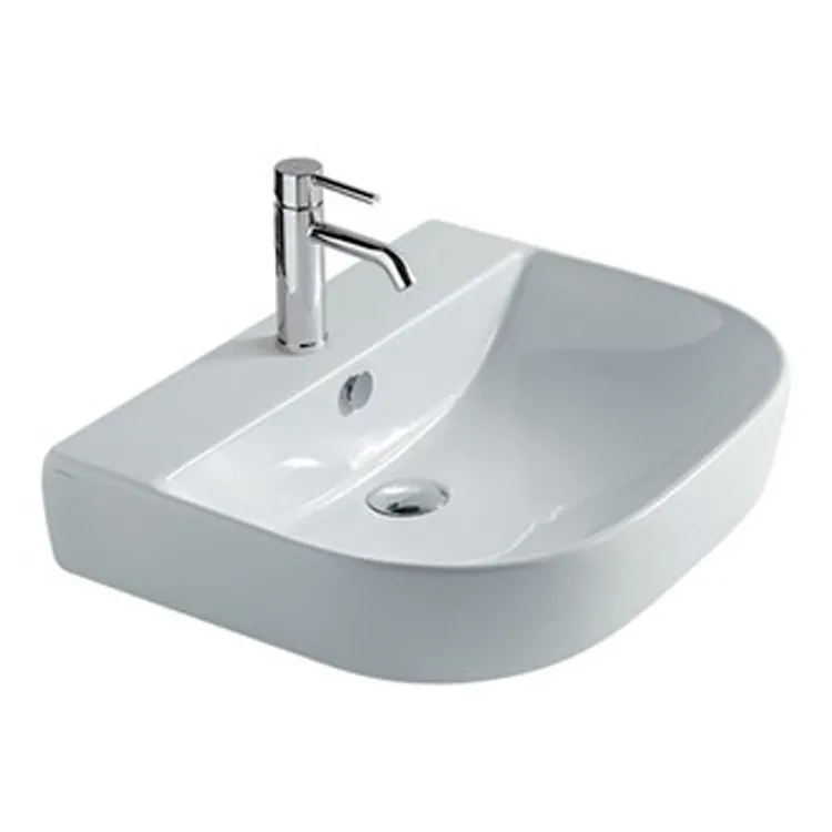 M2 lavabo sospeso 70x48 bianco lucido monoforo codice prod: 5205 product photo