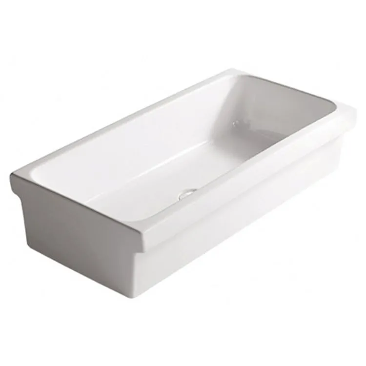 Ninive lavabo canale 90x45 bianco codice prod: 2005 product photo