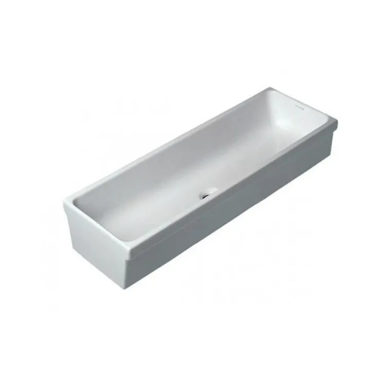 Elleboro lavabo da appoggio 20x45 a canale in ceramica bianco lucido codice prod: 500.899.00.1 product photo
