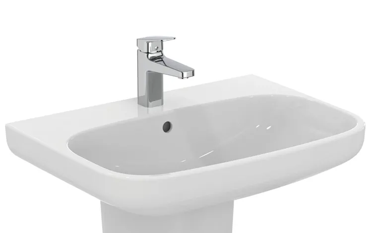 I.Life A lavabo da appoggio 65x15 bianco lucido codice prod: T451001 product photo