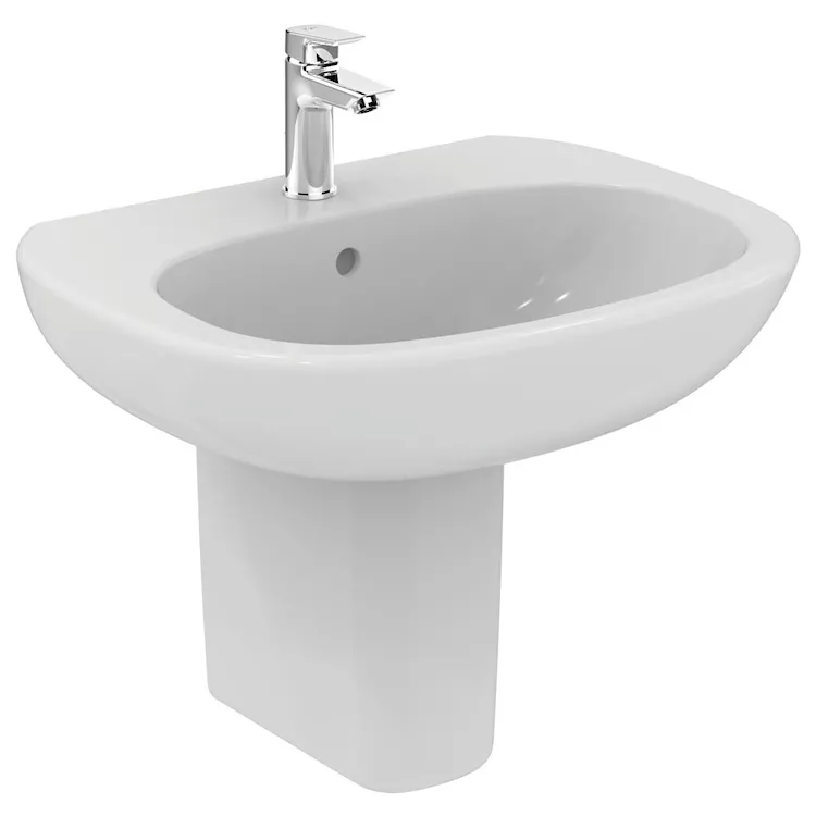 Tesi new lavabo 1 foro 65x50 sospeso -COLONNA E SEMICOLONNA NON INCLUSA codice prod: T351301 product photo