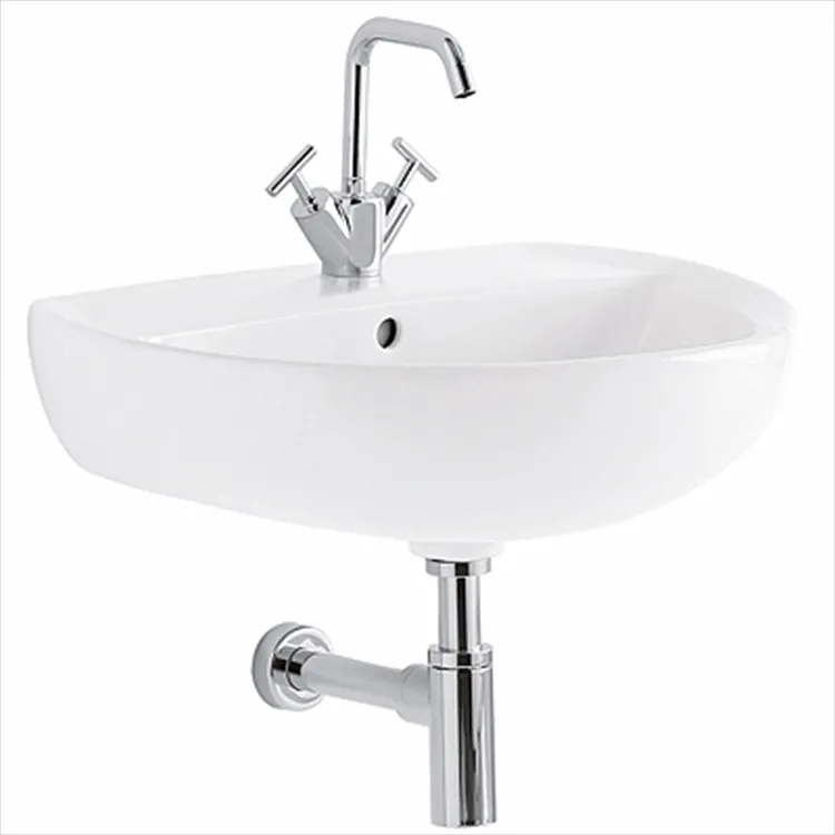 Colibri'2 lavabo 1/3 fori a colonna 55x42 bianco codice prod: 63050000 product photo