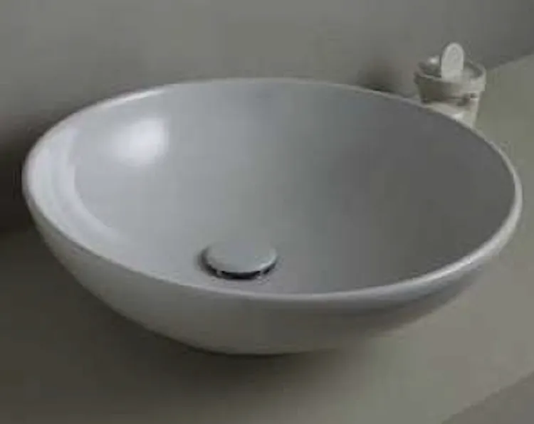 Lavabo in ceramica bacinella d.50 bianco lucido da app.senza troppop.scarico eccentrico codice prod: DSV17441 product photo
