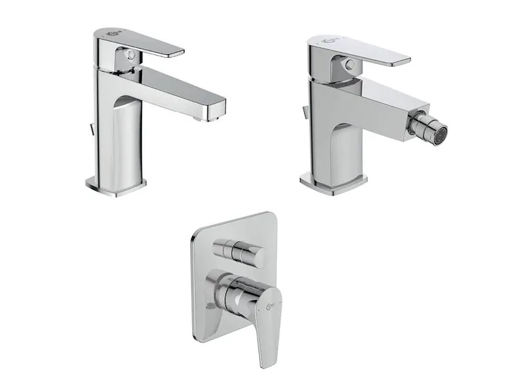 Kit rubinetti monoleva Cerafine D lavabo - bidet - doccia codice prod: BC686AA+BC691AA+A7189AA product photo