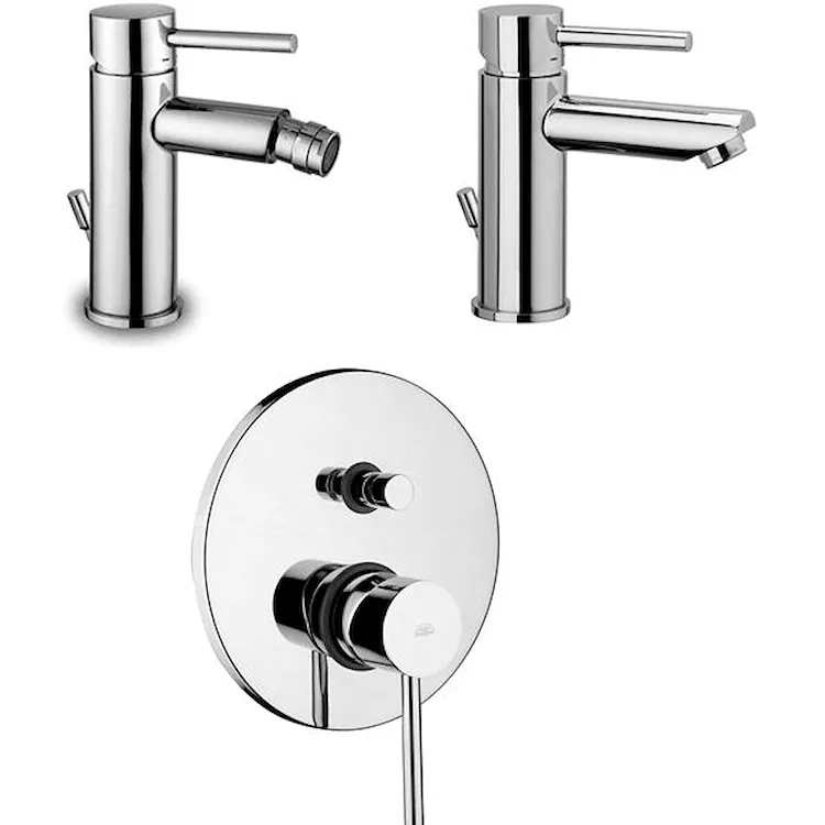 Stick set rubinetto lavabo, doccia e bidet codice prod: sk075hcr sk135h sk015cr product photo