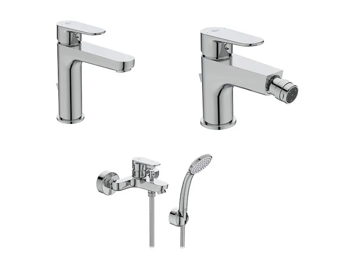 Kit rubinetti monocomando Cerafine O lavabo - bidet - vasca codice prod: BC699AA+BC705AA+BC706AA product photo