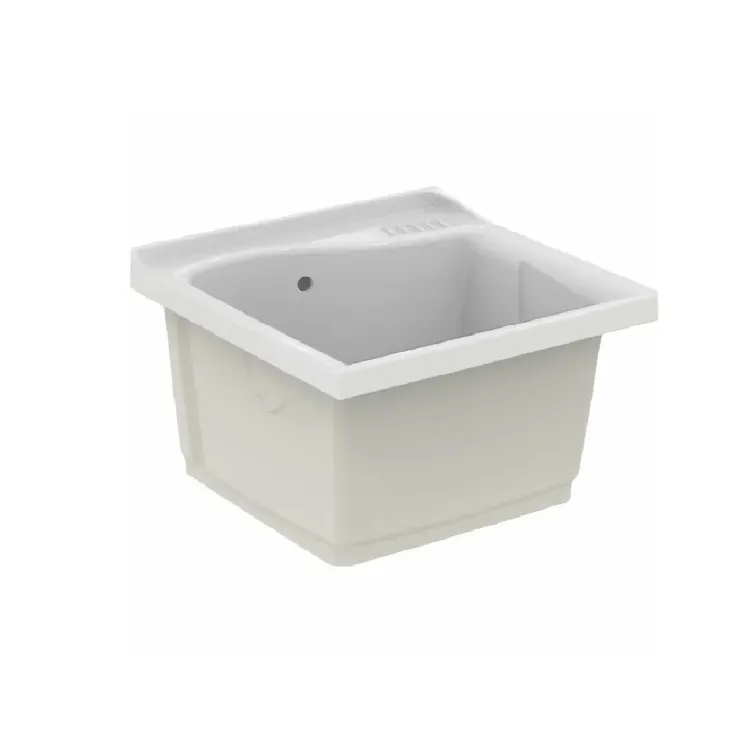 Lago lavatoio a incasso 61x60 in ceramica bianco codice prod: T473001 product photo