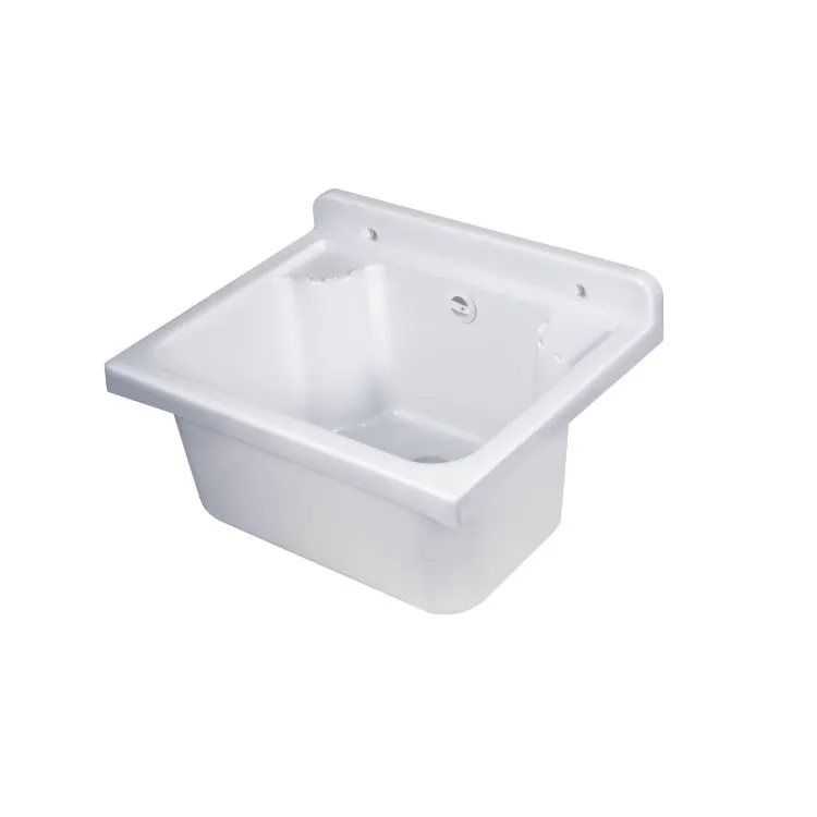 Pilozzi lavatoio a muro 42x34 in resina bianco codice prod: 2051D/SCAT product photo