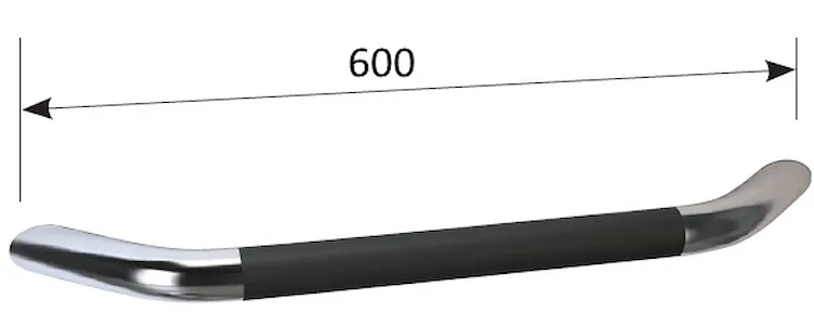 Maniglione Agevola cm 60 cromo/gomma codice prod: DSV15992 product photo