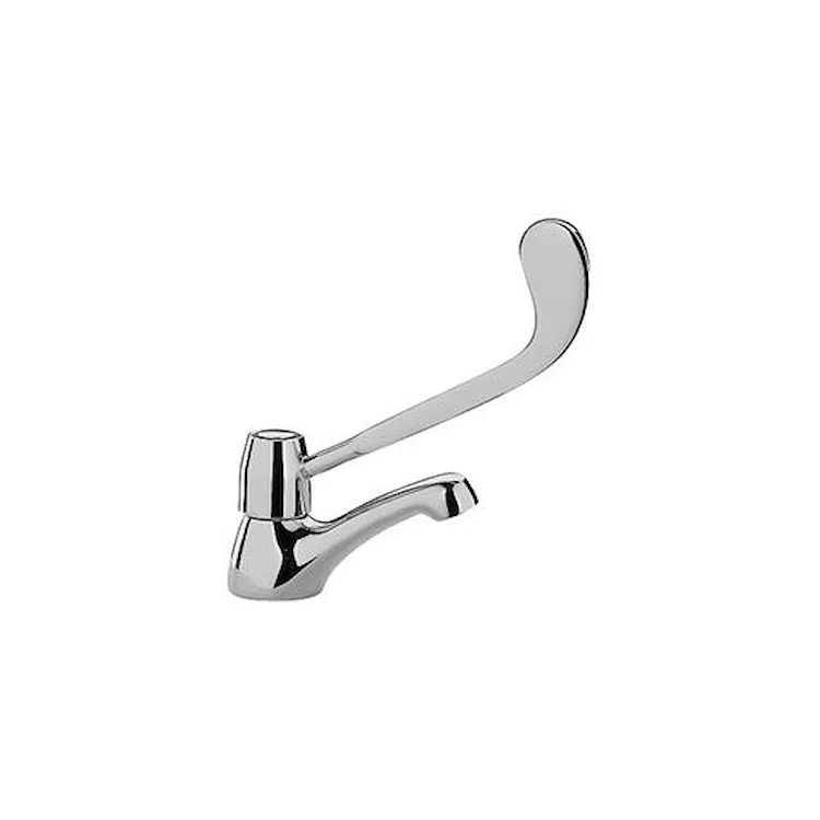 Rubinetto lavabo basso angolo maniglia lunga cromato codice prod: ZACC054CR product photo