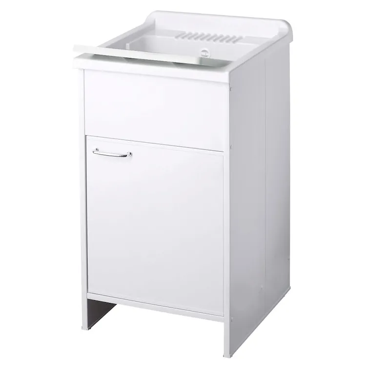 Garden lavatoio con anta battenti 45x50 in resina bianco codice prod: 9006K product photo