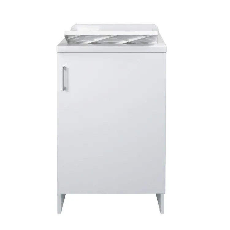 Mobile lavatoio nobilitato 85x45 con vasca in PP monoanta codice prod: 7006AK product photo